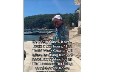Snimka uplakane djevojke koja dijeli potresnu priču, koja je vezana za Hrvatsku i Hvar