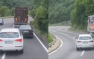 "Gledaj selje s Audijem": Slovenac prelazio trake, pretjecao preko pune linije – na kraju uslijedio šok