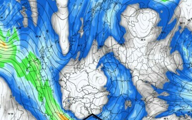 Vrijeme nad Hrvatskom i okolnim zemljama