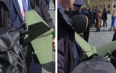 VIDEO Osim bataljuna tjelohranitelja, Putina štiti i Jolka - ruski presretač FPV dronova