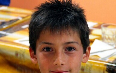 Pietro Adobati kao dječak