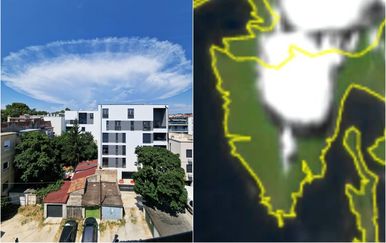 Stiže nevrijeme u Hrvatsku, oglasili se vatrogasci: Iznad Istre se formirao neobičan oblak