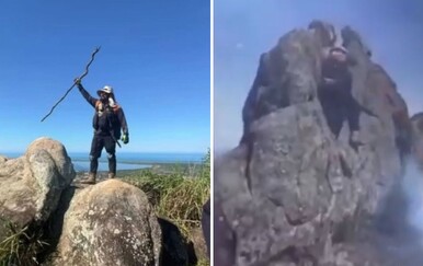 Tragedija u Brazilu: Poginuo planinar, svjedoci snimili konni trenutak