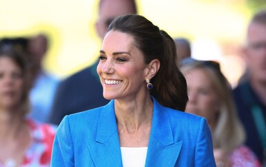 Catherine Middleton na Wimbledon stigla u plavom odijelu