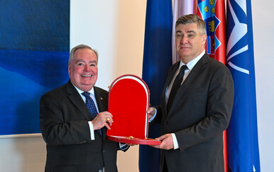 Predsjednik Milanović sastao se s Johnom Dunlapom koji boravi u službenoj posjeti Hrvatskoj
