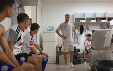 VIDEO Emotivan oproštaj u svlačionici Hajduka, Garcia pustio i suze: "Umro bih za vas"