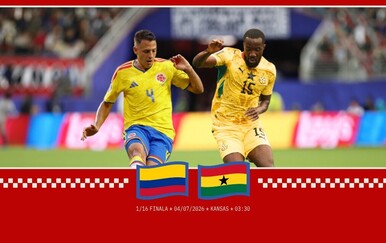 UŽIVO Kolumbija - Gana: Tko ide na Švicarsku?
