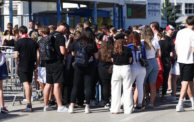 Thompsonovi fanovi stižu na stadion u Zaprešiću