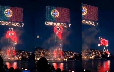VIDEO Spektakularno! Nebo iznad Ronaldova rodnog grada "izgorjelo" u čast legendi