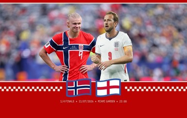 UŽIVO NORVEŠKA - ENGLESKA: Dvoboj dvojice ponajboljih napadača svijeta za polufinale SP-a