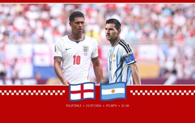 UŽIVO ENGLESKA - ARGENTINA: Drugo polufinale Svjetskog nogometnog prvenstva