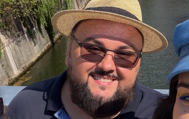Jacques Houdek sa suprugom Brigitom i kćeri Sofijom u Ljubljani