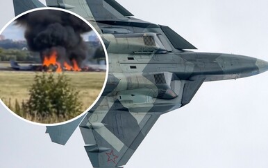 Pad ponosa ruskog zrakoplovstva: Kod Moskve se srušio najmoderniji borbeni zrakoplov Su-57