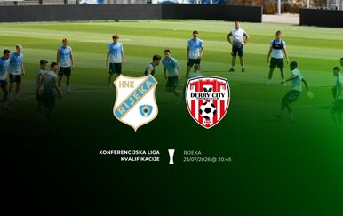 UŽIVO Rijeka - Derry City: Momčad s Kvarnera kao veliki favorit otvara novu sezonu Konferencijske lige