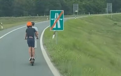 "Ova djeca prevršila su svaku mjeru": Klinci na romobilu jurili autocestom, stanje je alarmantno
