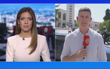 Reporter Dnevnika Nove TV Ivan Kaštelan iz Međugorja