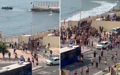 Stotine migranata masovno ulaze u Ceutu nakon što su pobjegli s granice s Marokom