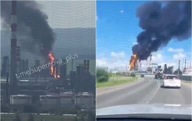 VIDEO Gori u Rusiji: Ukrajina pogodila jednu od najvećih Lukoilovih rafinerija