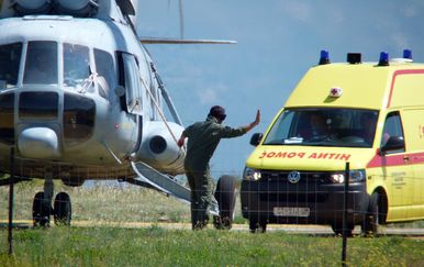 Prijevoz pacijenta helikopterom HRZ-a, arhiva (Foto: Pixell)