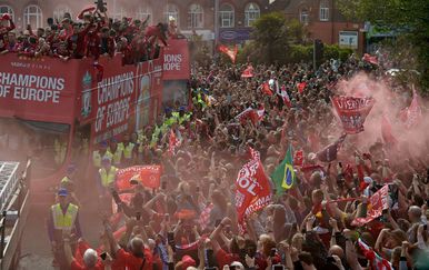 Doček Liverpoola (Foto: AFP)
