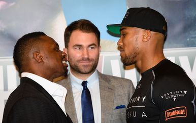 Dillian Whyte i Anthony Joshua (Foto: AFP)