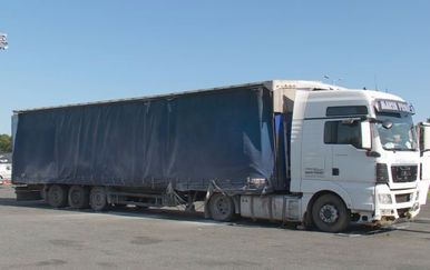 Kamion koji je prouzročio prometnu nesreću (Foto: Dnevnik.hr)