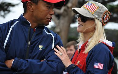 Tiger Woods i Elin Nordegren (Foto: AFP)