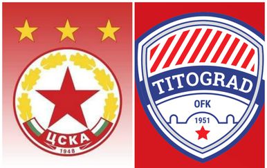 CSKA Sofia i OFK Titograd (Foto: Twitter/Facebook)