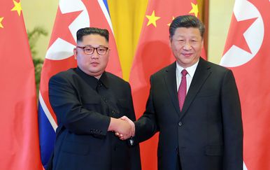 Kim Jong-un i Xi Jinping (Foto: AFP)