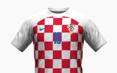 Mogući dres hrvatske reprezentacije na Svjetskom prvenstvu u Kataru