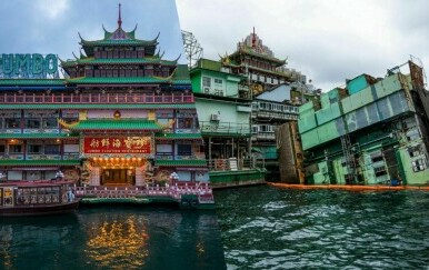 Potonuo legendarni plutajući restoran u Hong Kongu - 1