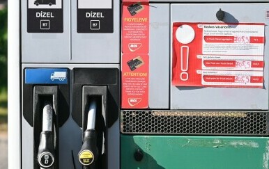 Benzinska postaja u Mađarskoj