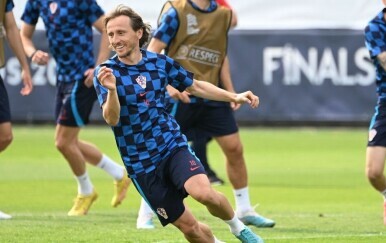 Luka Modrić na treningu