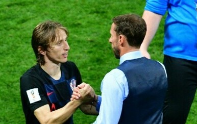 Gareth Southgate i Luka Modrić