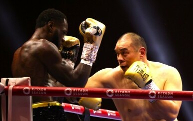 Deontay Wilder i Zhilei Zhang