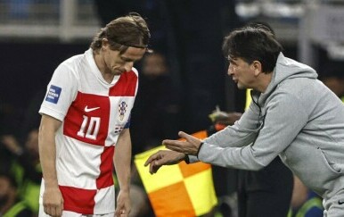 Luka Modrić i Zlatko Dalić