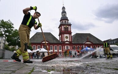 Čišćenje nakon napada u Mannheimu