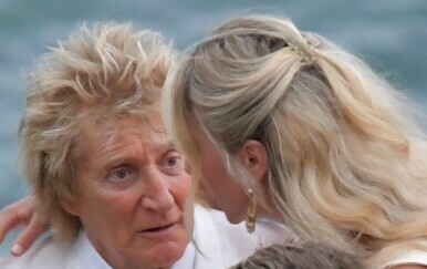 Nicole Artukovich i Rod Stewart