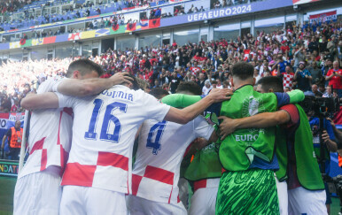 Hrvatska slavi gol na Euru