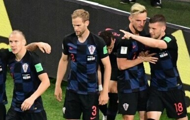 Slavlje Hrvatske protiv Argentine 2018. godine