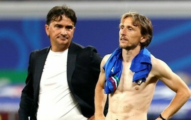 Zlatko Dalić i Luka Modrić