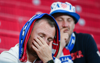 Hrvatski navijači nakon utakmice