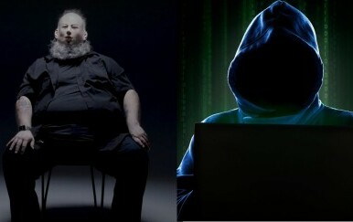 Haker na intervjuu i pred računalom