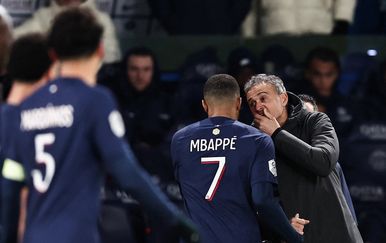 Kylian Mbappe i Luis Enrique