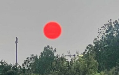 Neobičan izgled sunca na nebu