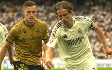 Luka Sučić i Luka Modrić