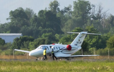 Prilikom slijetanja privatni zrakoplov Air Panonije, Cessna 525, prokliznula s piste - 3