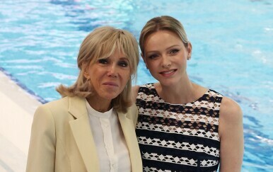 Brigitte Macron i princeza Charlene