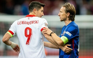 Robert Lewndowski i Luka Modrić