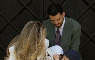Mateo i Izabel Kovačić krstili kćerkicu Lunu